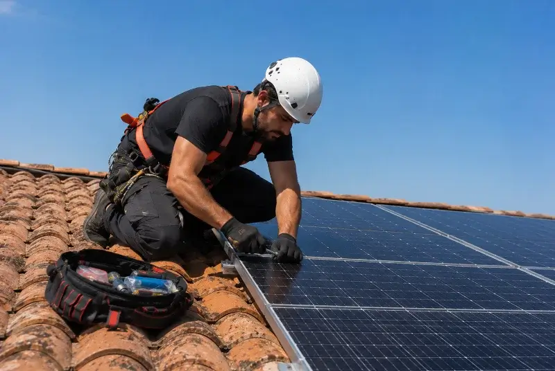 Maintenance et monitoring de panneaux solaires à Martigues