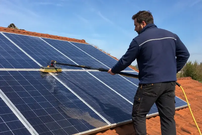 Nettoyage et entretien de panneaux solaires à Martigues