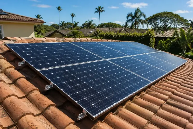 Installation de panneaux solaires à Martigues